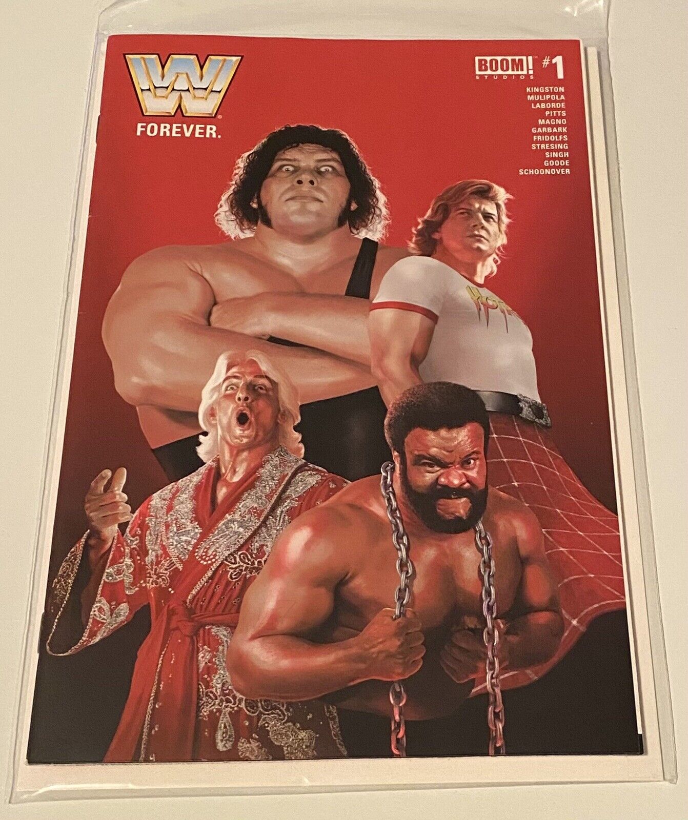Boom WWE FOREVER #1 ANDRE FLAIR PIPER VF/NM Comic Book Wrestling 2019
