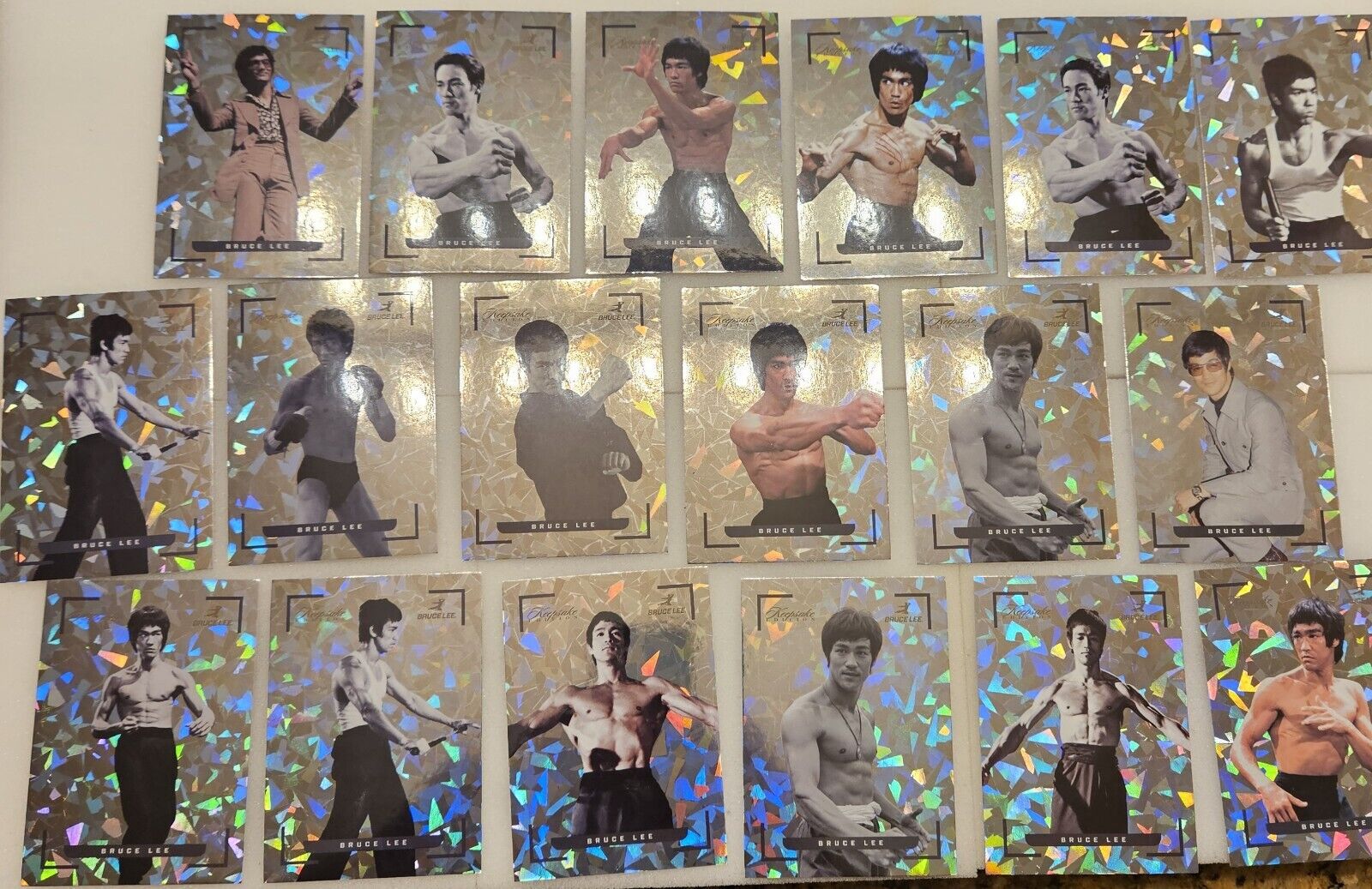 Bruce Lee 2024 Keepsake Edition 50th Anniversary BASE CARDS (18) Total