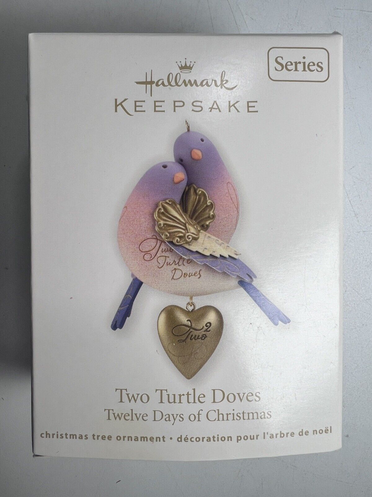 2012 Two Turtle Doves Hallmark Ornament Twelve Days Of Christmas #2