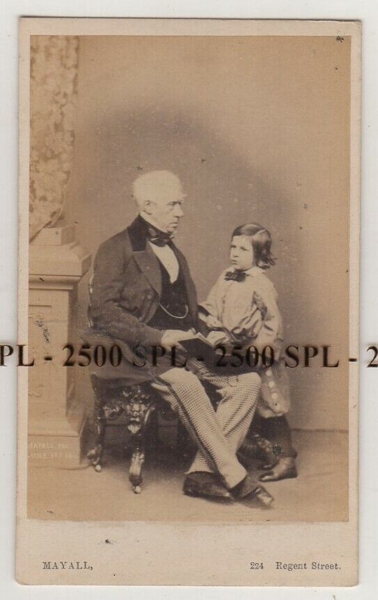 Henry Brougham CDV Photograph Lord Chancellor Anti-Slavery interest c.1865