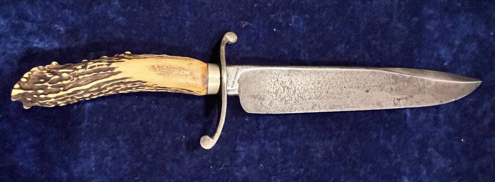 19th century antique Hassam Brothers bowie knife Circa 1860s Rare Double Stamped