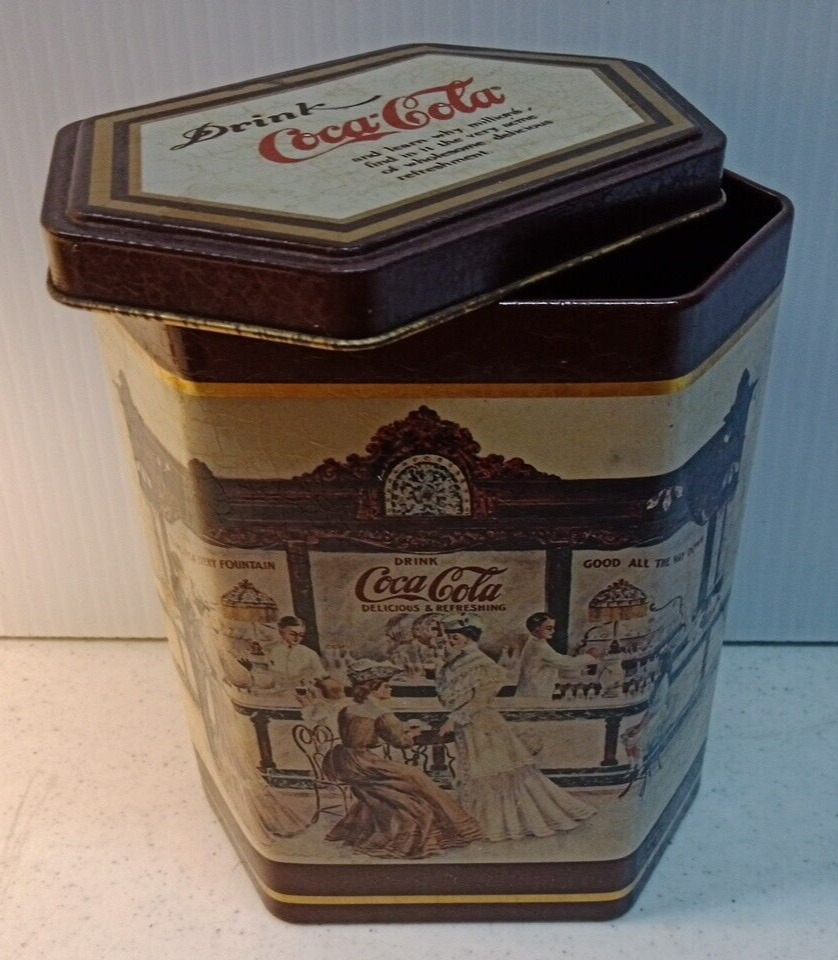 Vintage 1989 Coca-Cola Tin