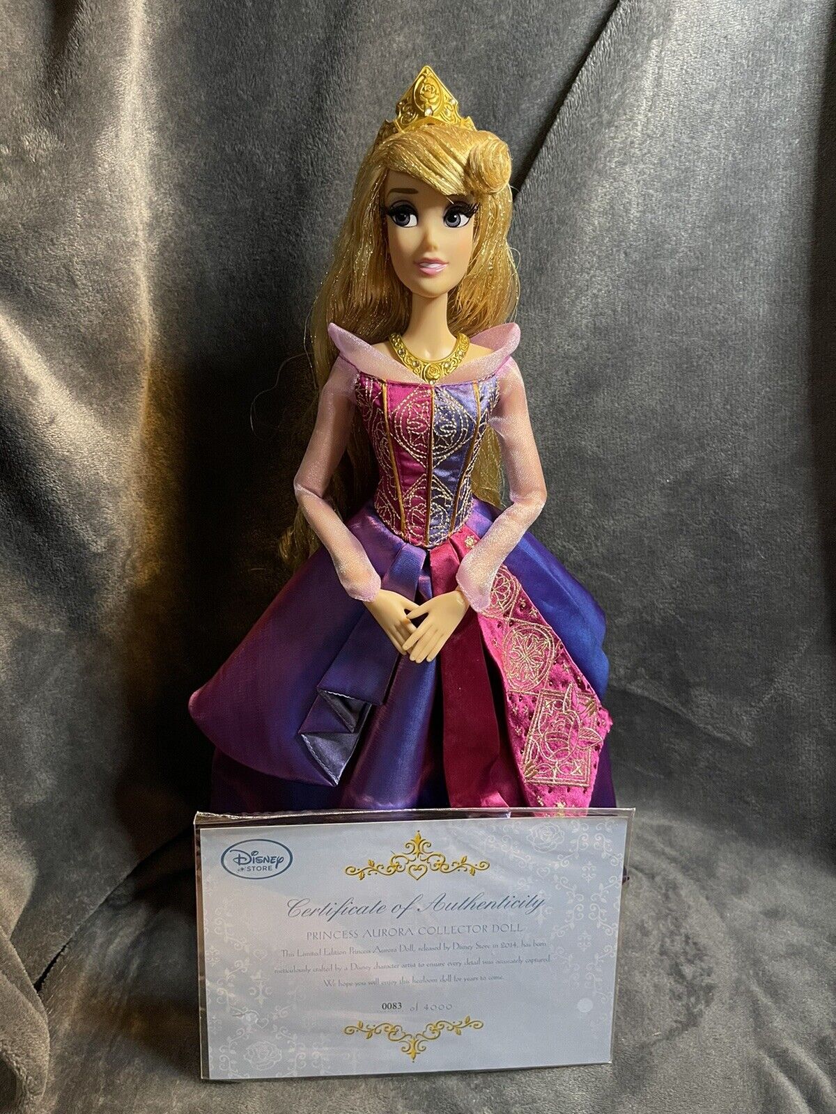 17” Disney Limited Edition Doll Aurora Sleeping Beauty 0083/4000 Custom Design