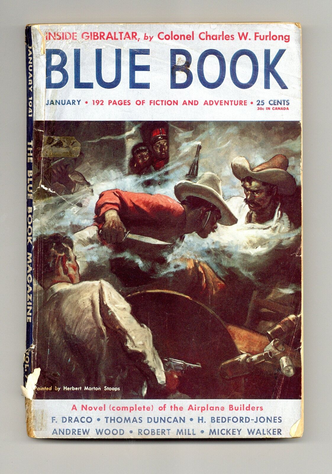 Blue Book Pulp / Magazine Jan 1941 Vol. 72 #3 FR/GD 1.5 Low Grade