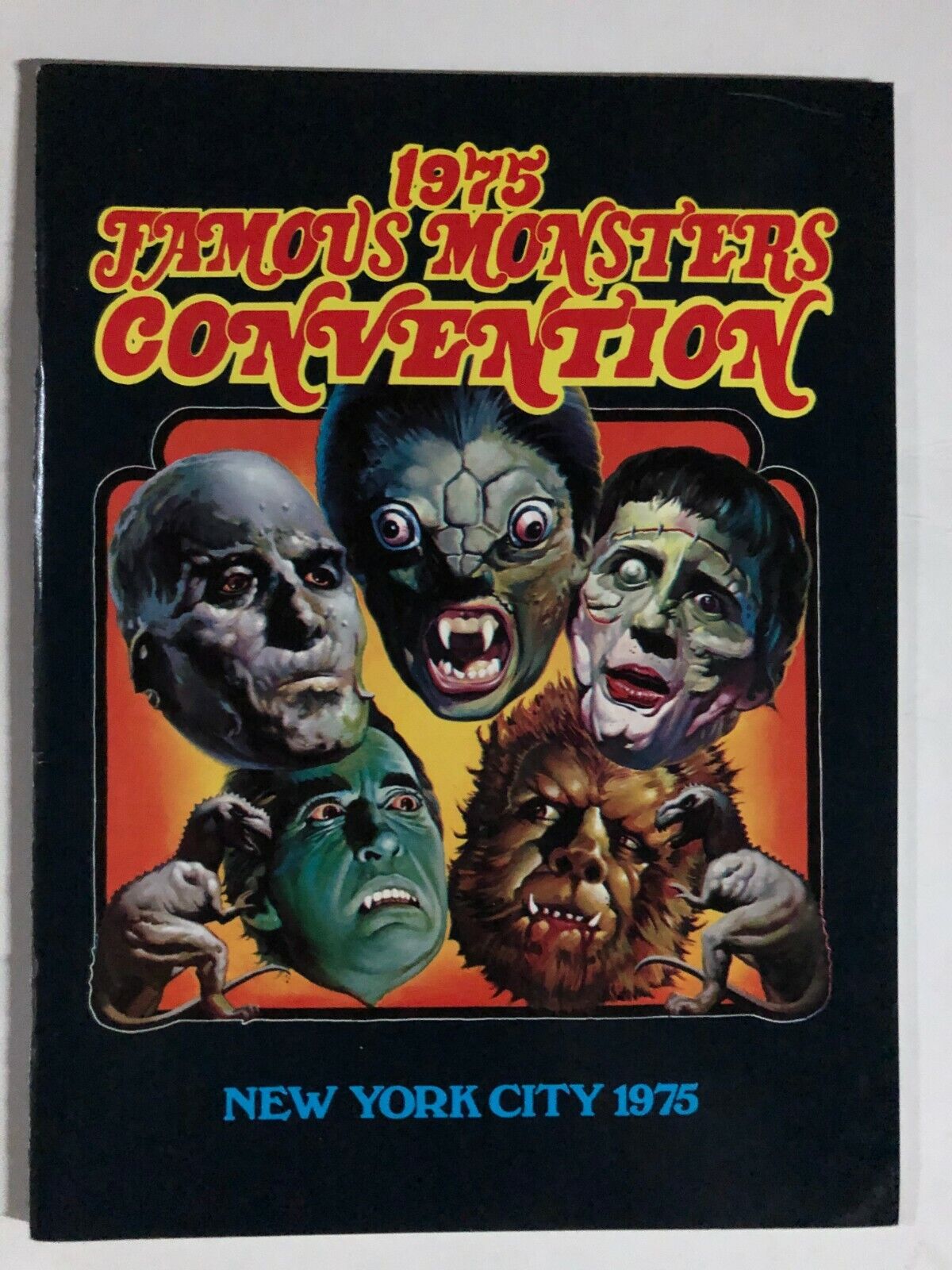 FAMOUS MONSTERS 1975 CONVENTION BOOK - NYC VF-NM BC signed by Barbara Leigh