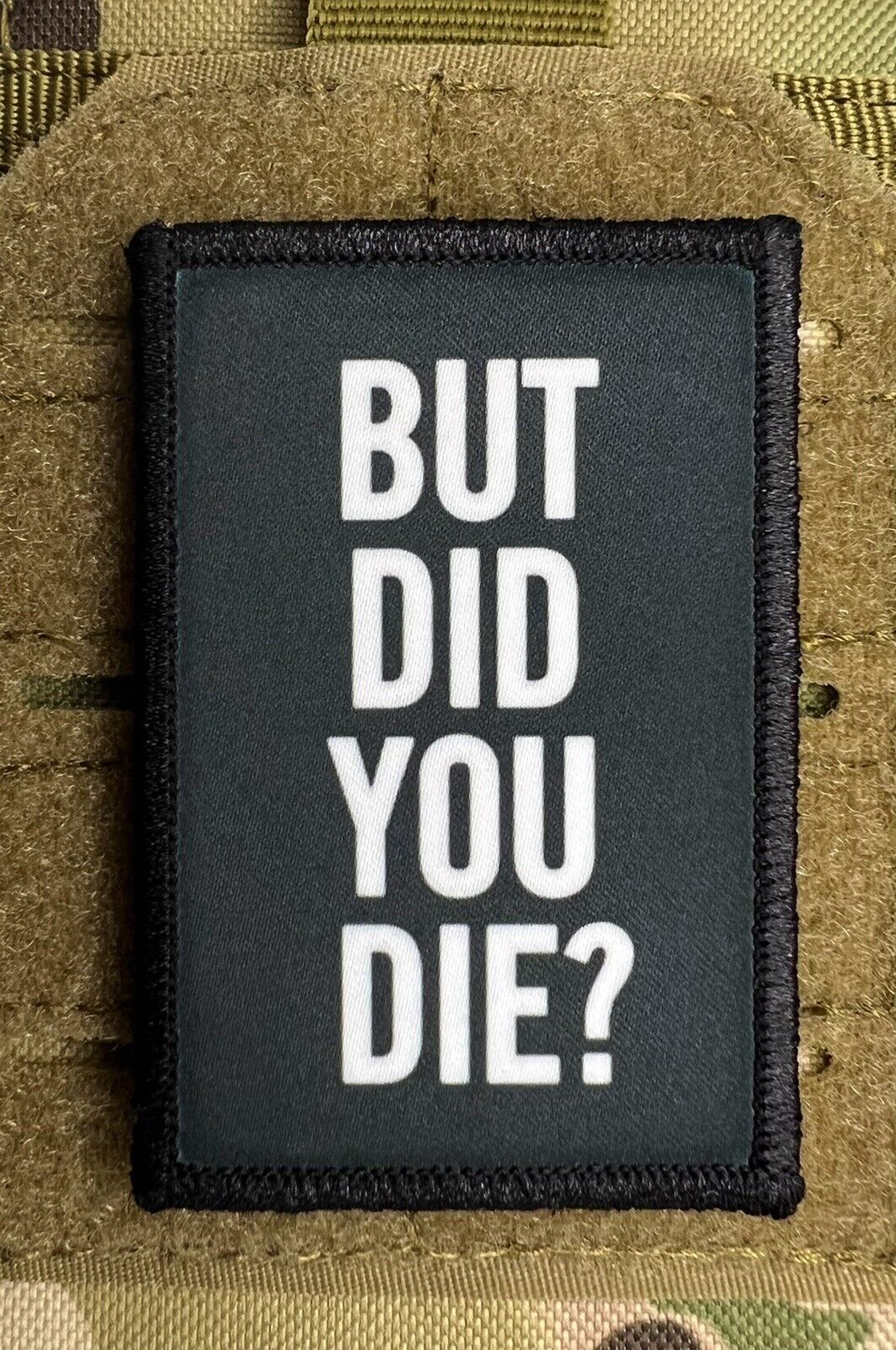 But Did You Die? Morale Patch / Military Badge ARMY Tactical Hook And Loop 122