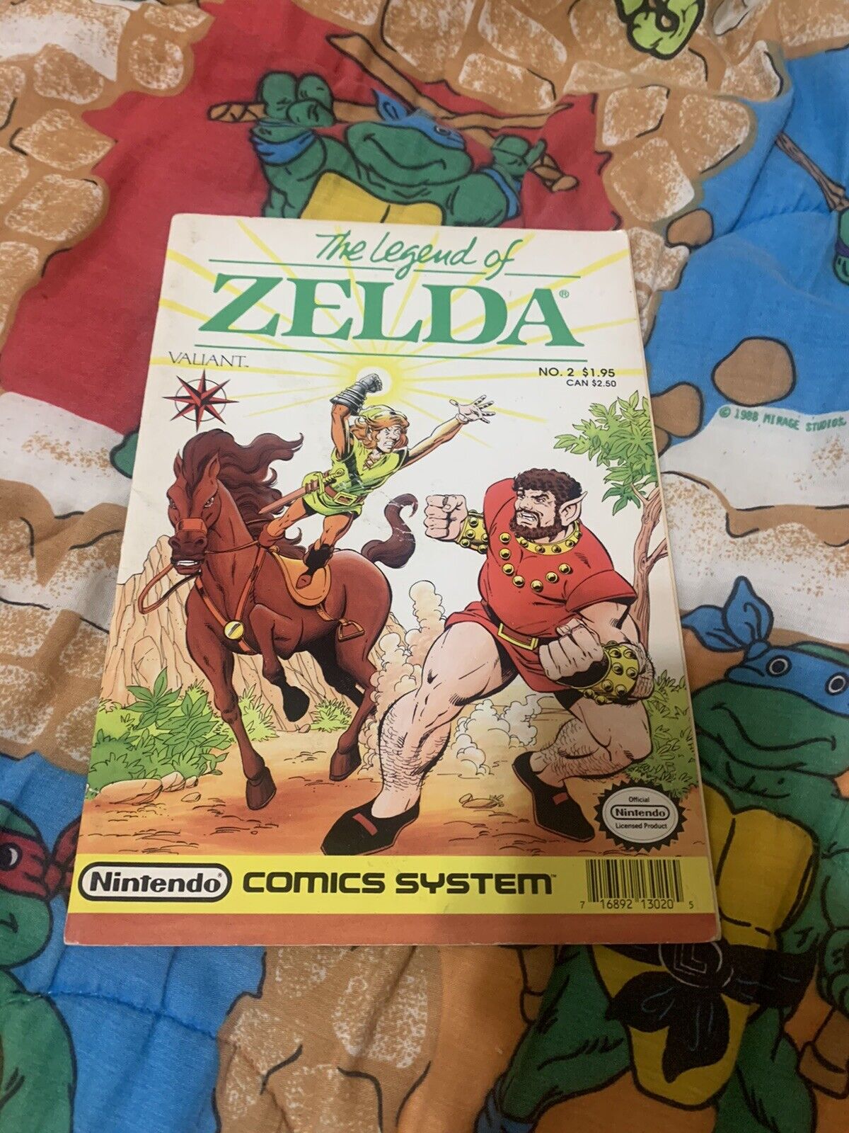 The Legend of Zelda 2 Nintendo Valiant 1990 Comic Book 