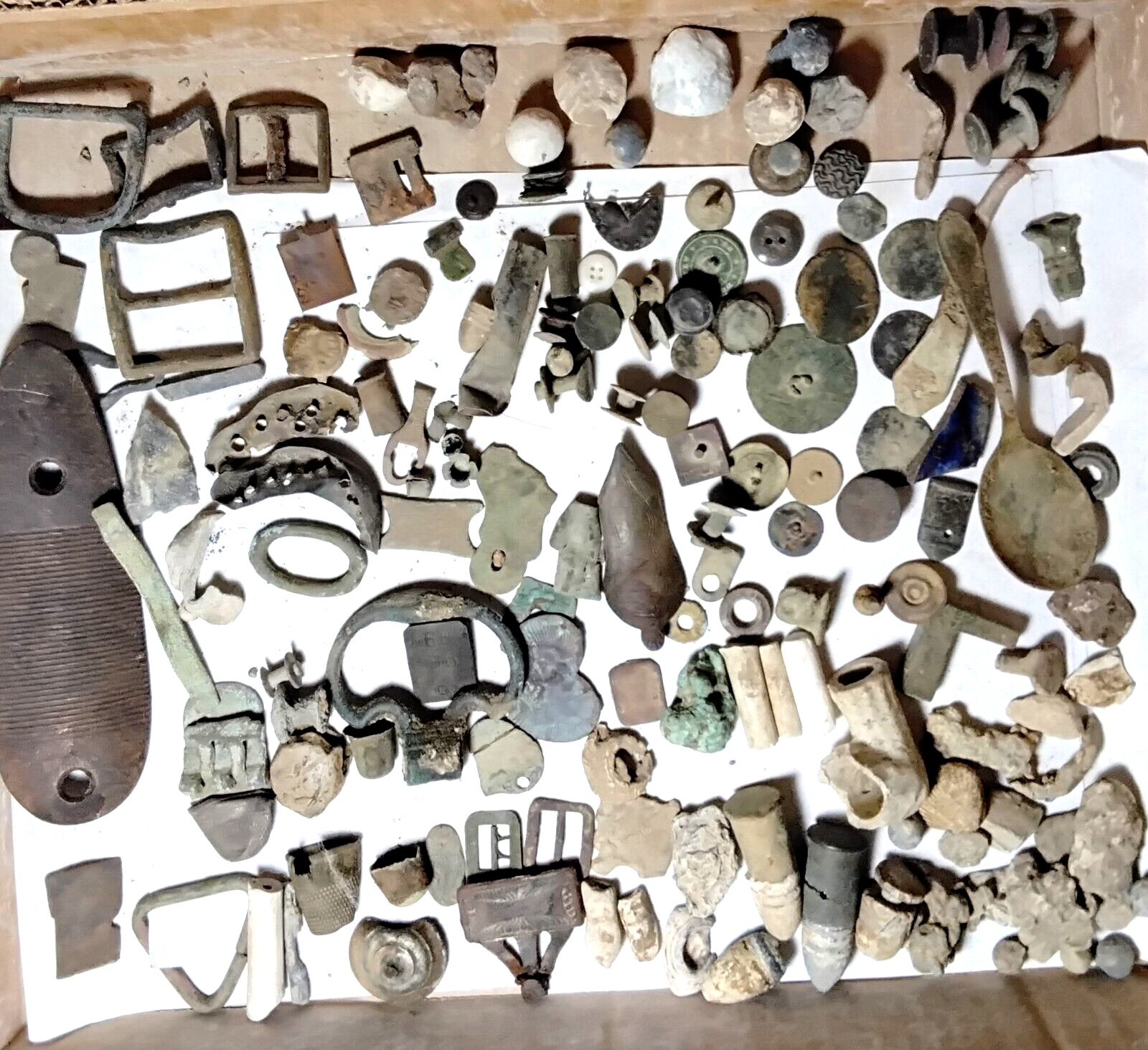100+ Civil War Relics dug in Central Virginia, buy it now for $38.00 + $13.00 S