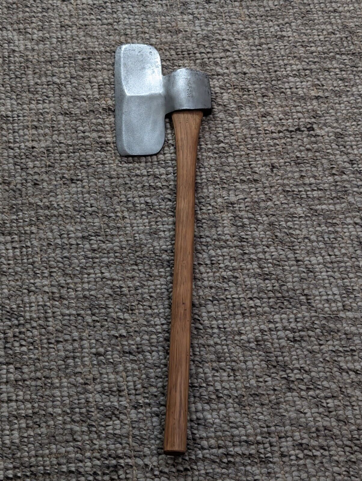 True Temper antique 12 in flint edge broad axe original handle ( see photos ) 