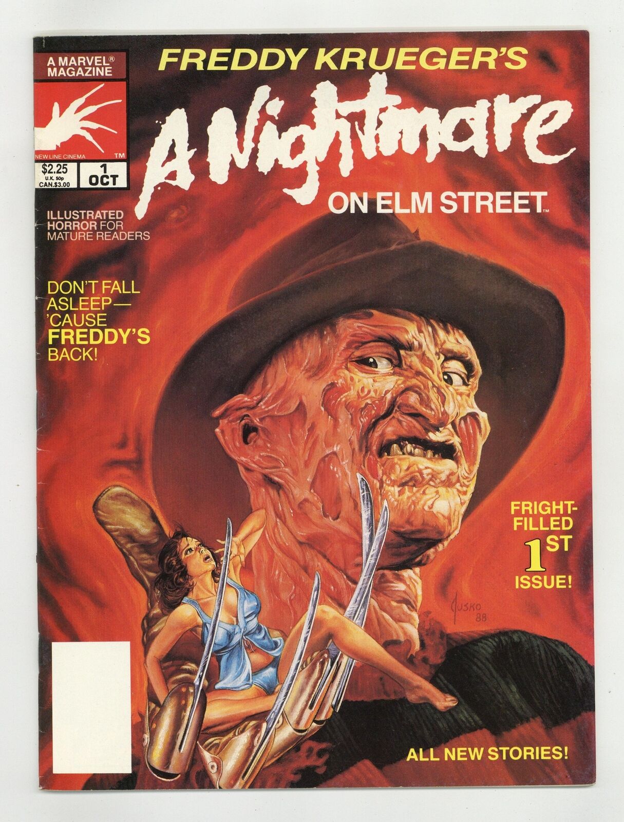 Freddy Krueger's A Nightmare on Elm Street #1 FN- 5.5 1989