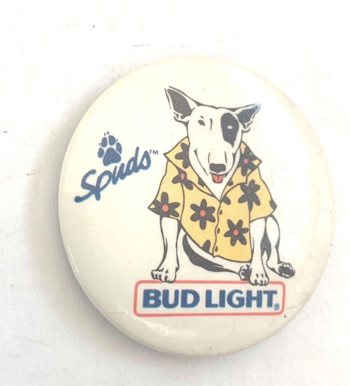 Spuds Mackenzie Vintage Magnet Bud Light 1987 Anheuser Busch Button-Up Co 1.5\