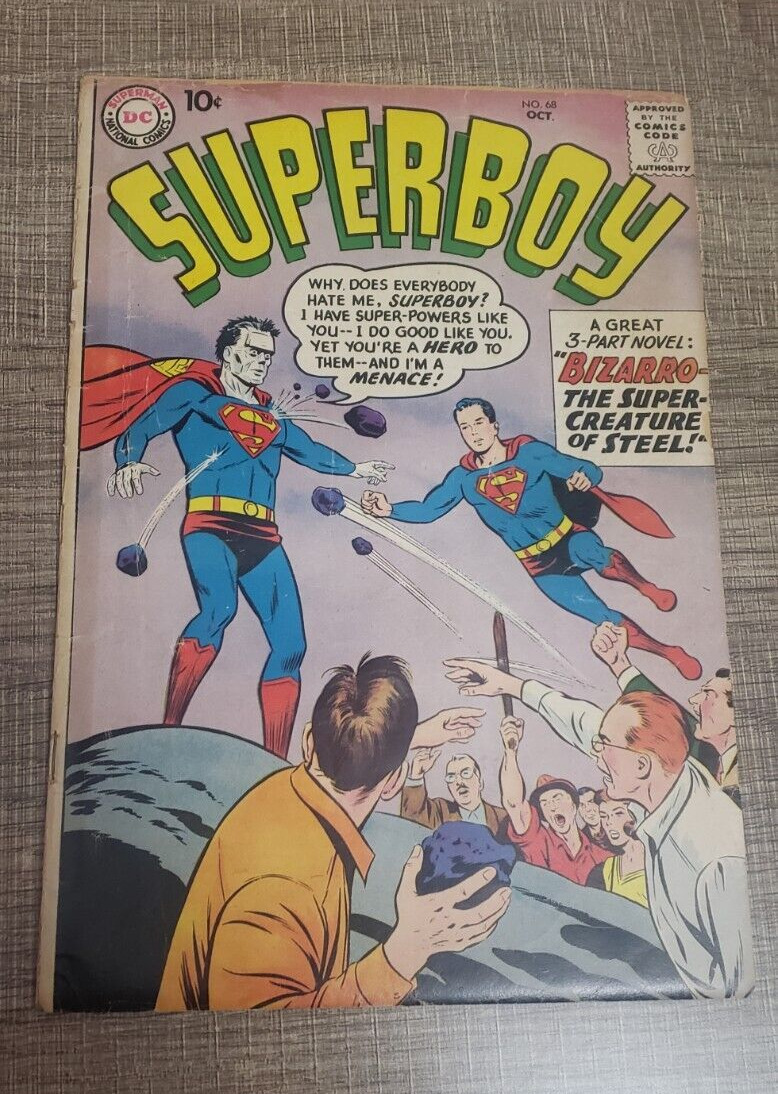 Superboy #68 (DC Comics October 1958)  1st app of Bizarro