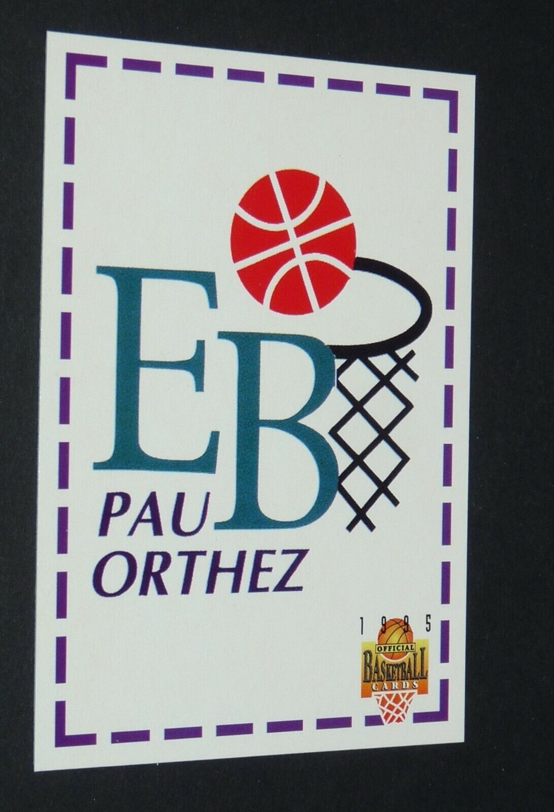 1995 EB PAU ORTHEZ BASKETBALL FRANCE PANINI CARD