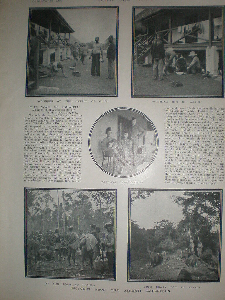Photo article British Ashanti Expedition news from Kumasi 1900