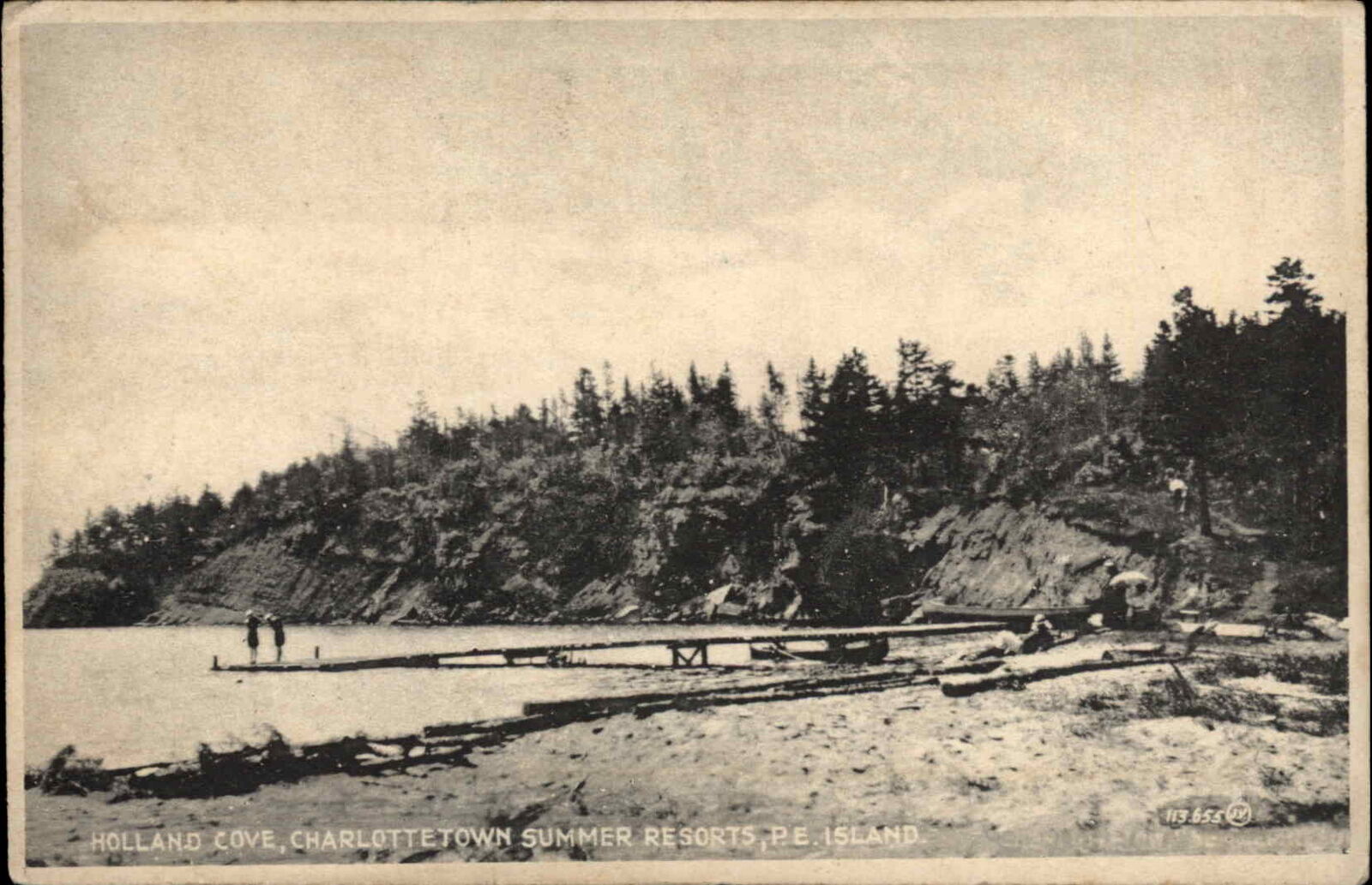 Charlottetown Prince Edward Island PEI Holland Cove Vintage Postcard