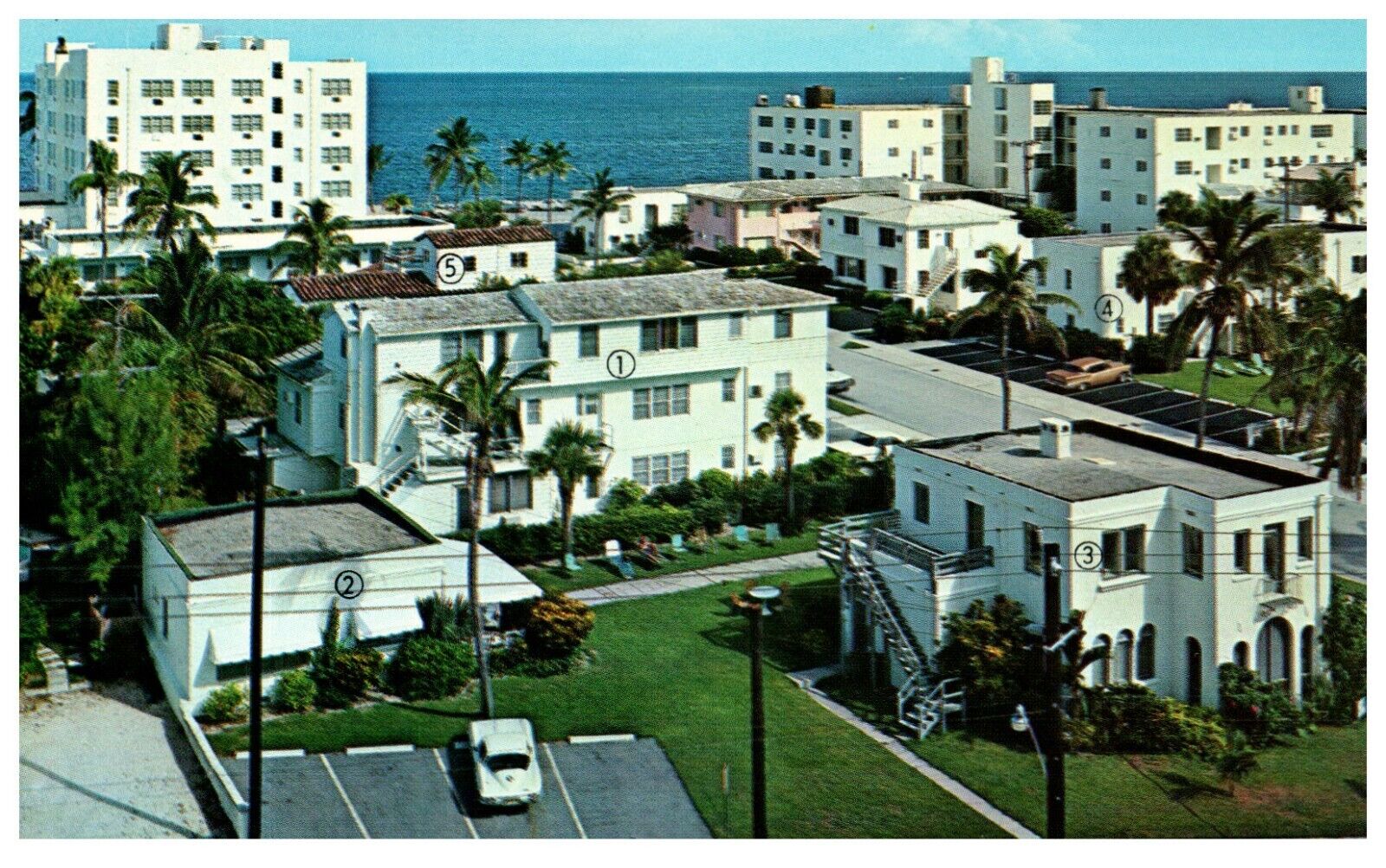 Rio-Mar Valencia Sea Air Apts Hotel Fort Lauderdale, FL Hotel Motel Adv POSTCARD