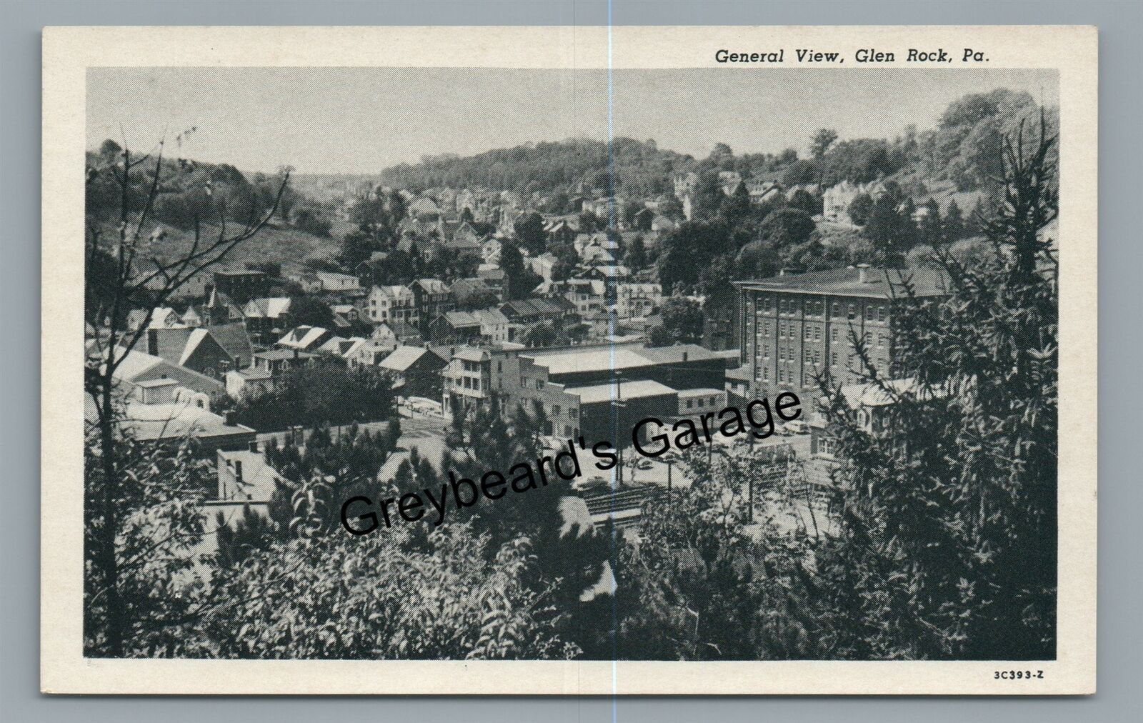 General View of GLEN ROCK PA York County Pennsylvania Postcard