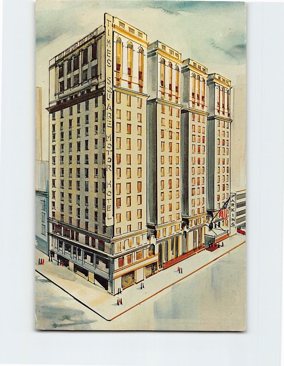 Postcard Times Square Motor Hotel, New York City, New York