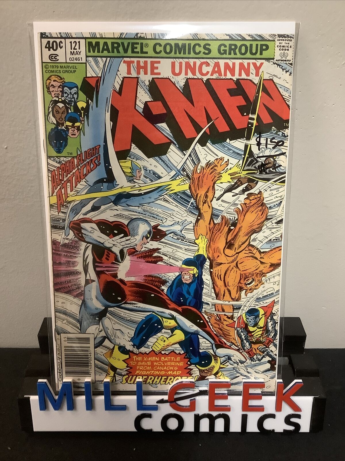 Uncanny X-Men #121 (1979) VF+ (8.5) 1st Alpha Flight, Chris Claremont, Newsstand
