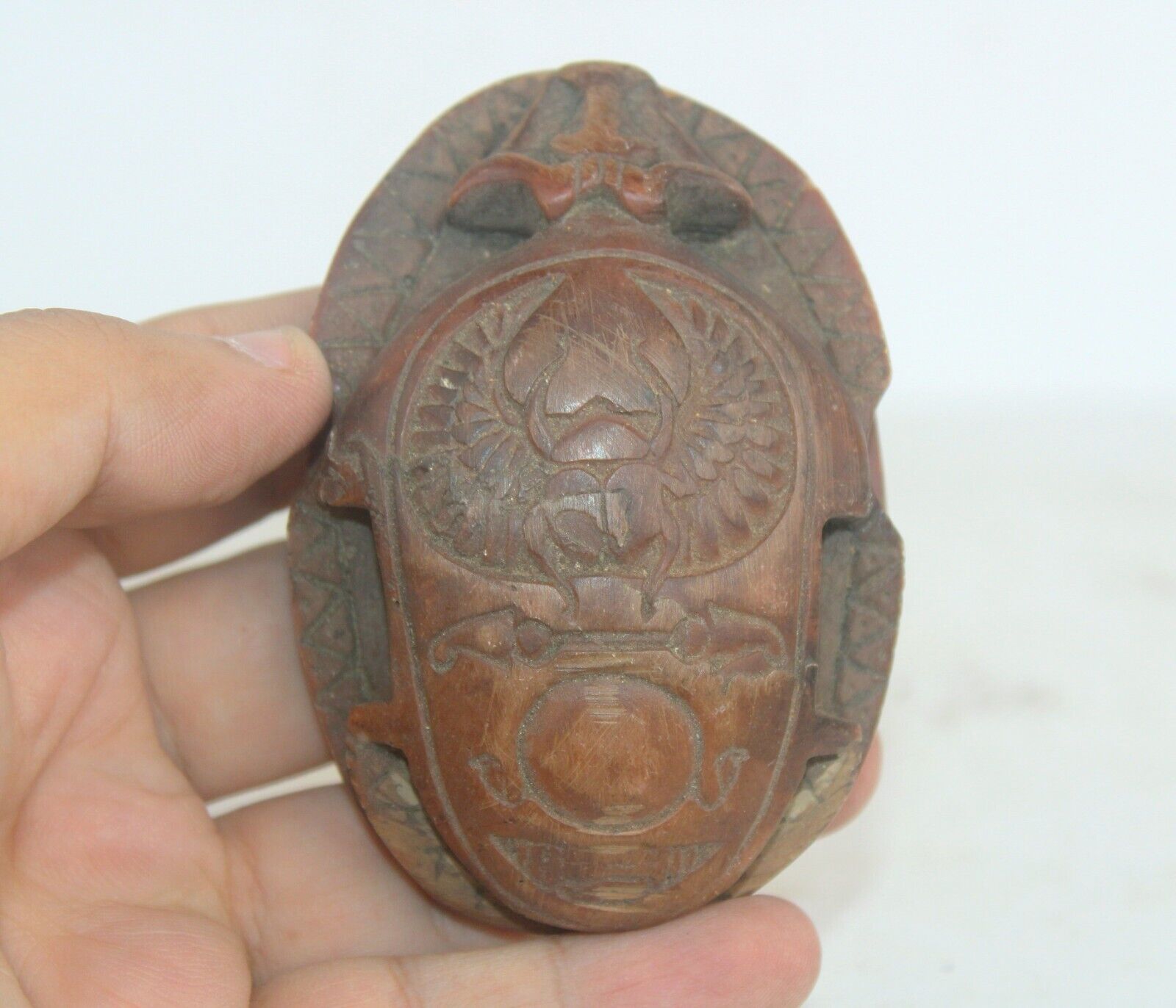 Rare Ancient Egyptian Antique Stone Scarab Amulet Protection Pharonic Magic BC