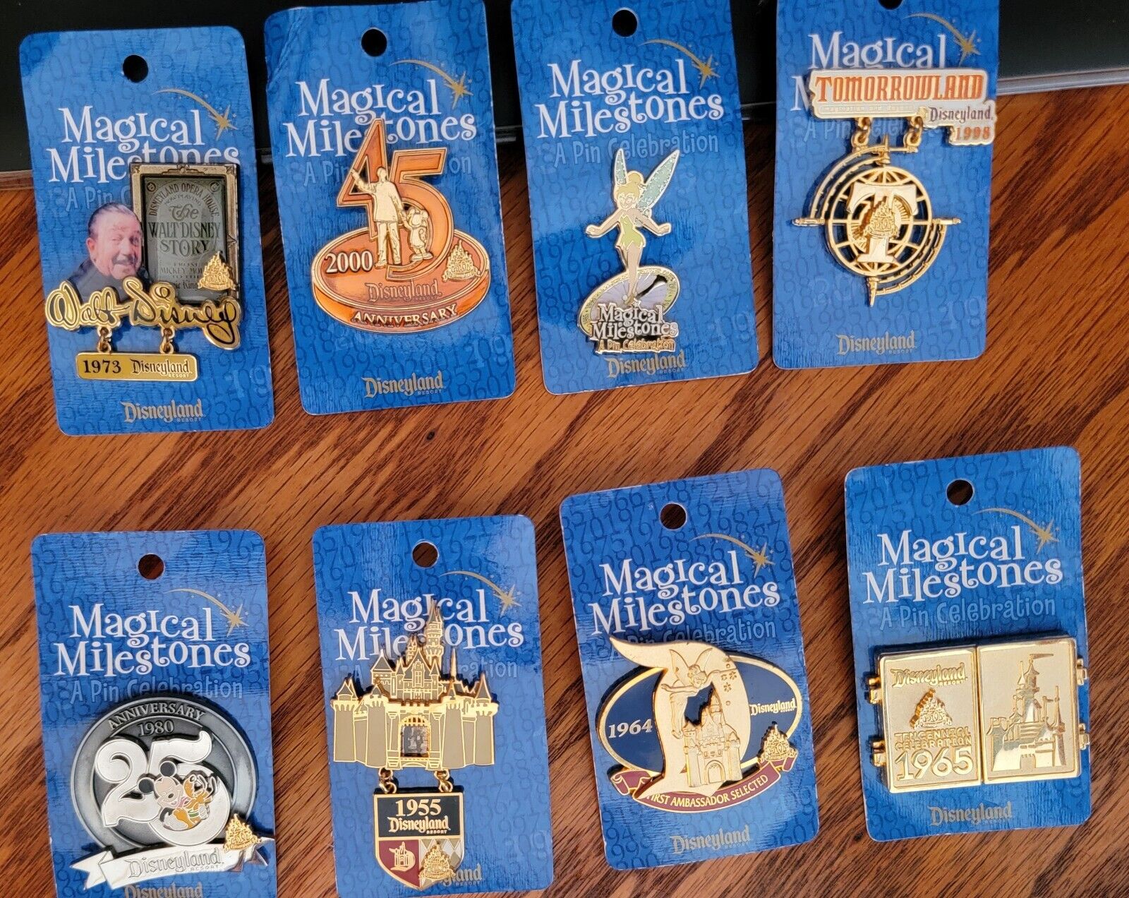 Disney Magical Milestones Pin Lot - 8 GREAT PINS