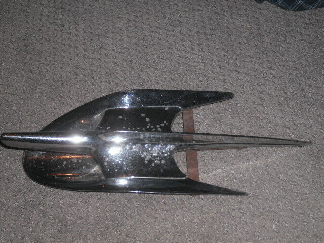 LARGE 1950s FORD HOOD ORNAMENT WITH RARE MOUNTING BRACKET