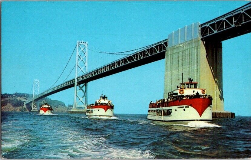 Postcard Harbor Tours Fisherman\'s Wharf San Francisco CA California        K-235