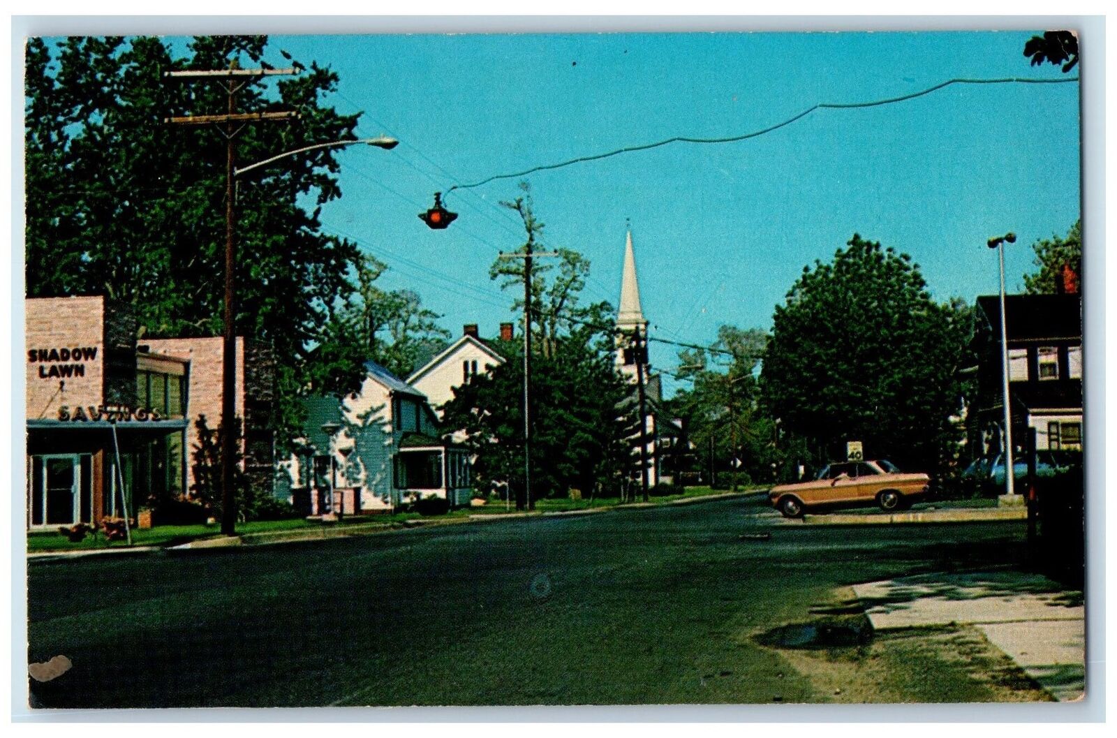 c1960's The Center Of Holmdel Village Holmdel New Jersey NJ Unposted Postcard