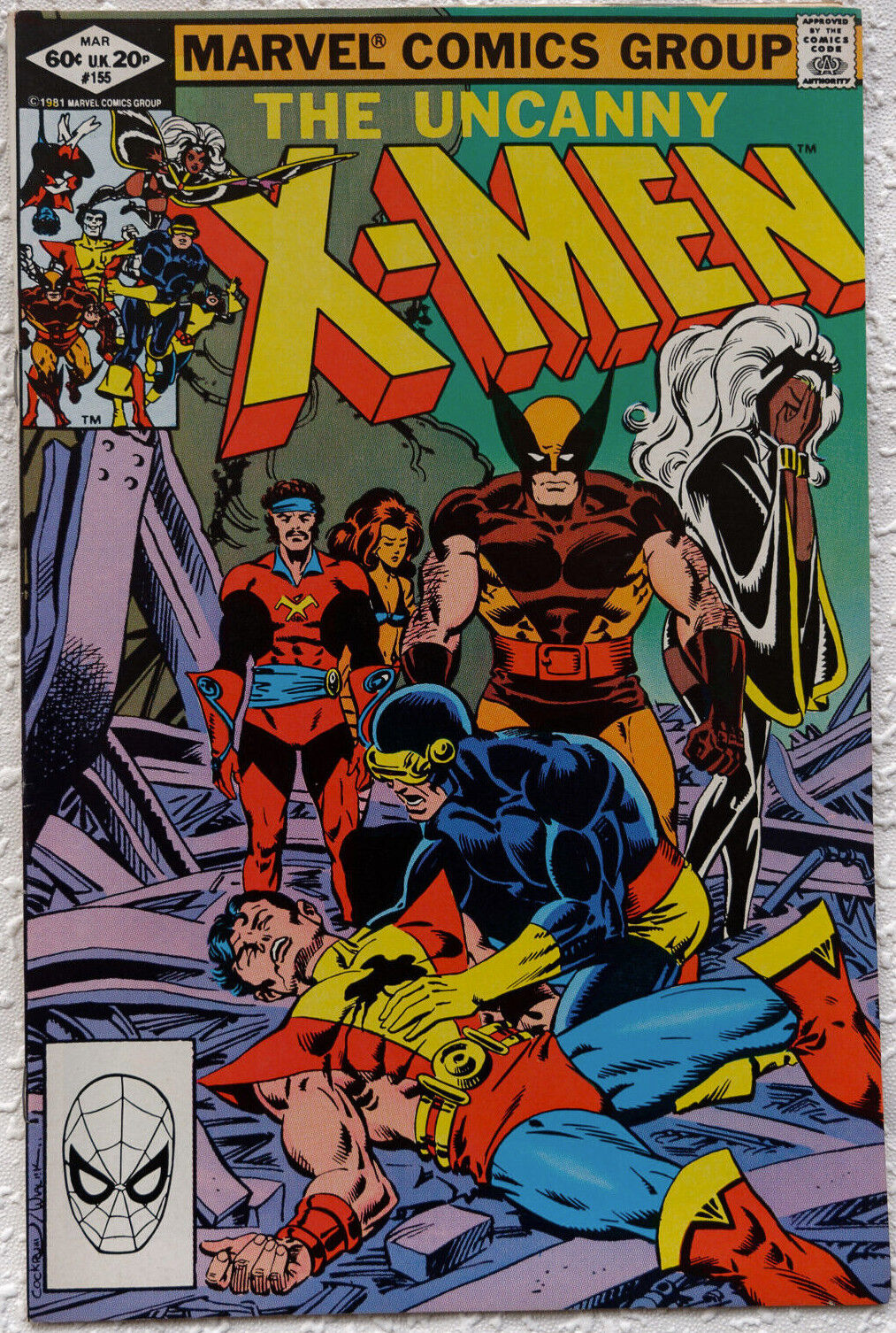 Uncanny X-Men 155 Marvel Comics 1981 Brood Wolverine