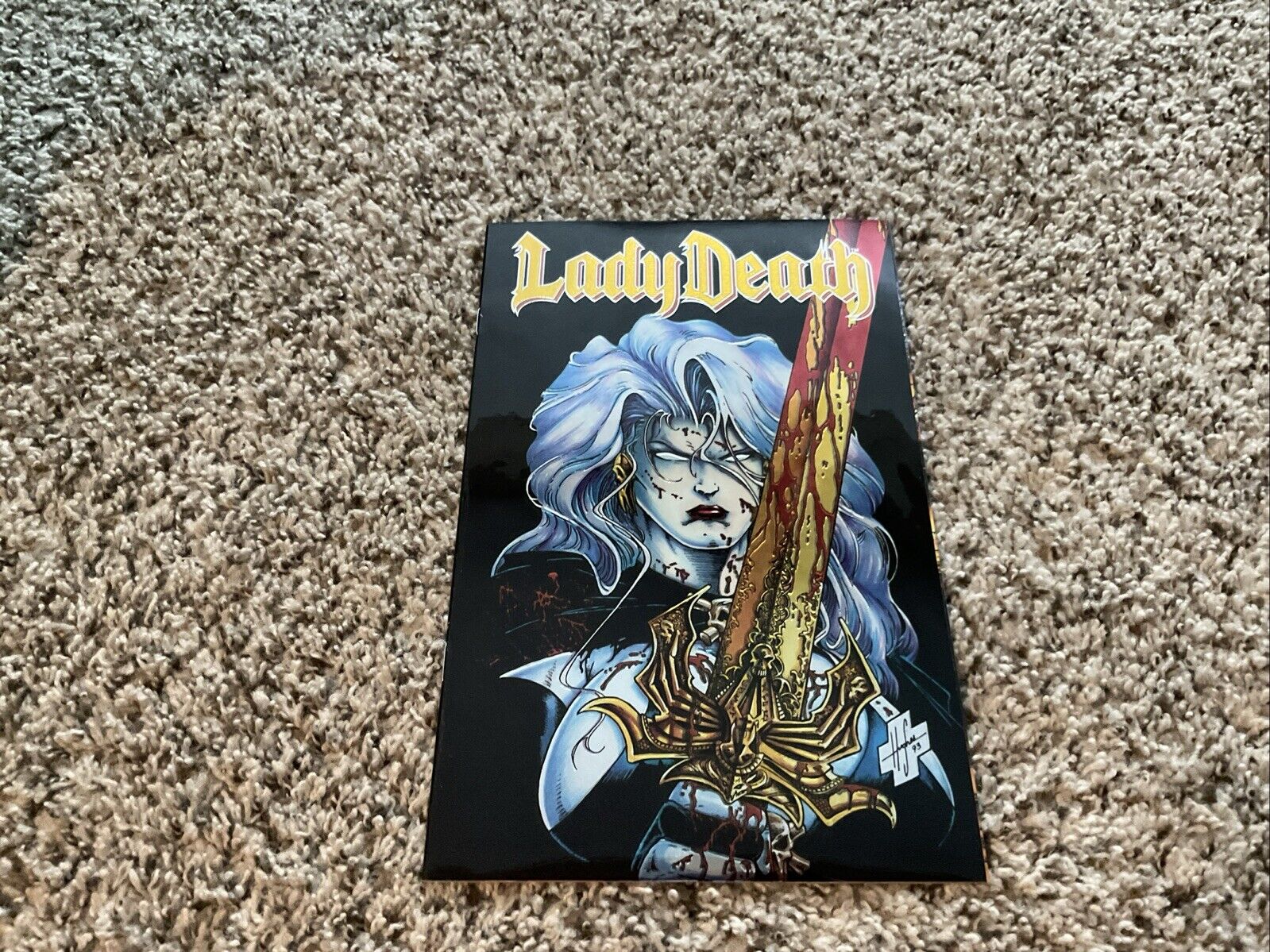 Lady Death #1 (1994) NM Limited Series Chaos Comics Brian Pulido Chromium Cover
