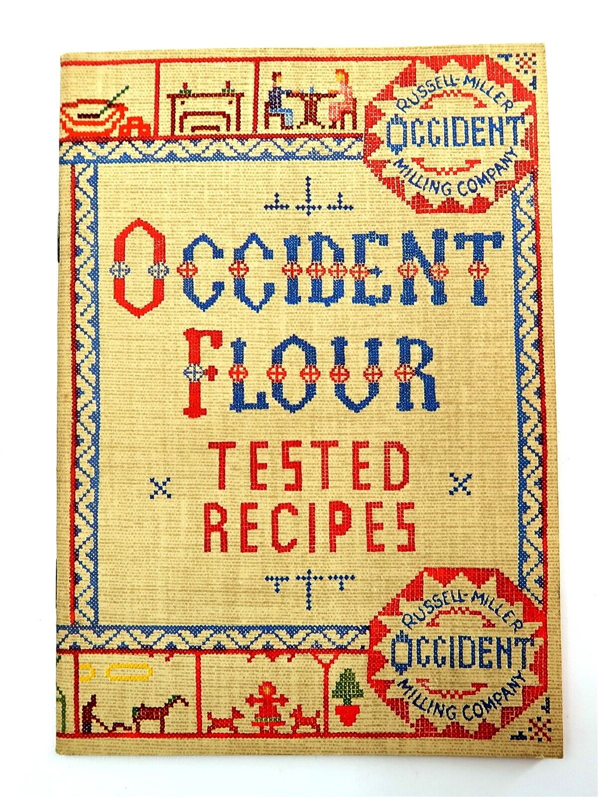 1930's RUSSELL MILLER OCCIDENT FLOUR Advertising Recipes Booklet Cookbook