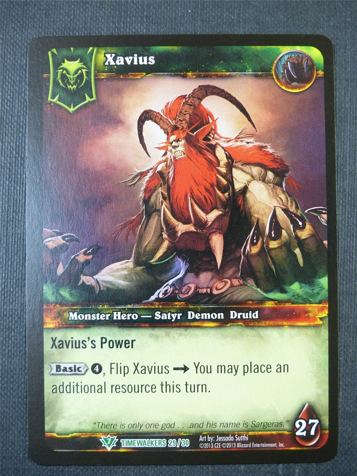 Xavius 29/30 - WoW Card #1AT