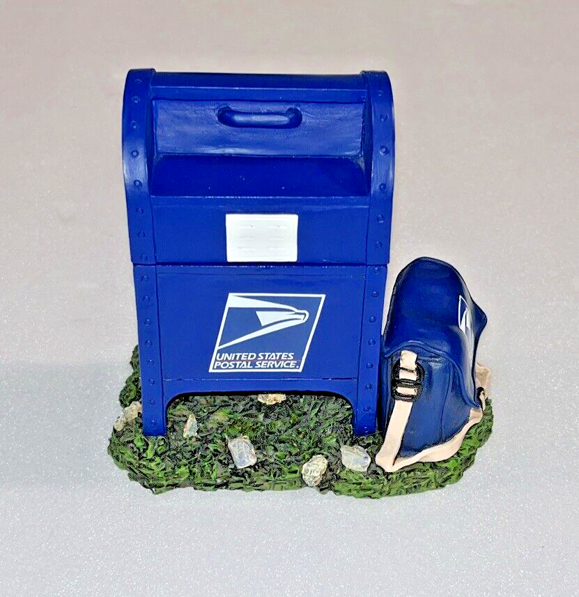 Vanmark Postmark Originals 2000 USPS Mailbox & Mailbag 83412 Figurine