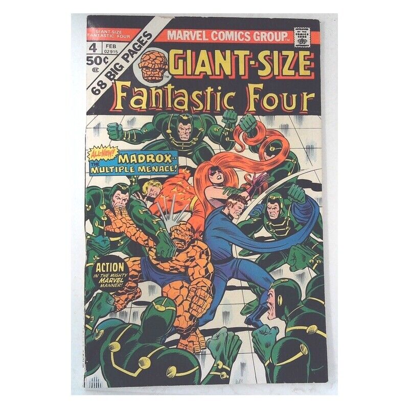 Giant-Size Fantastic Four (1974 series) #4 in VF minus cond. Marvel comics [f|