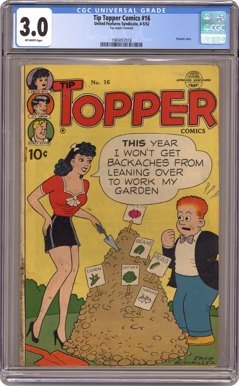 Tip Topper Comics #16 CGC 3.0 1952 1969457018
