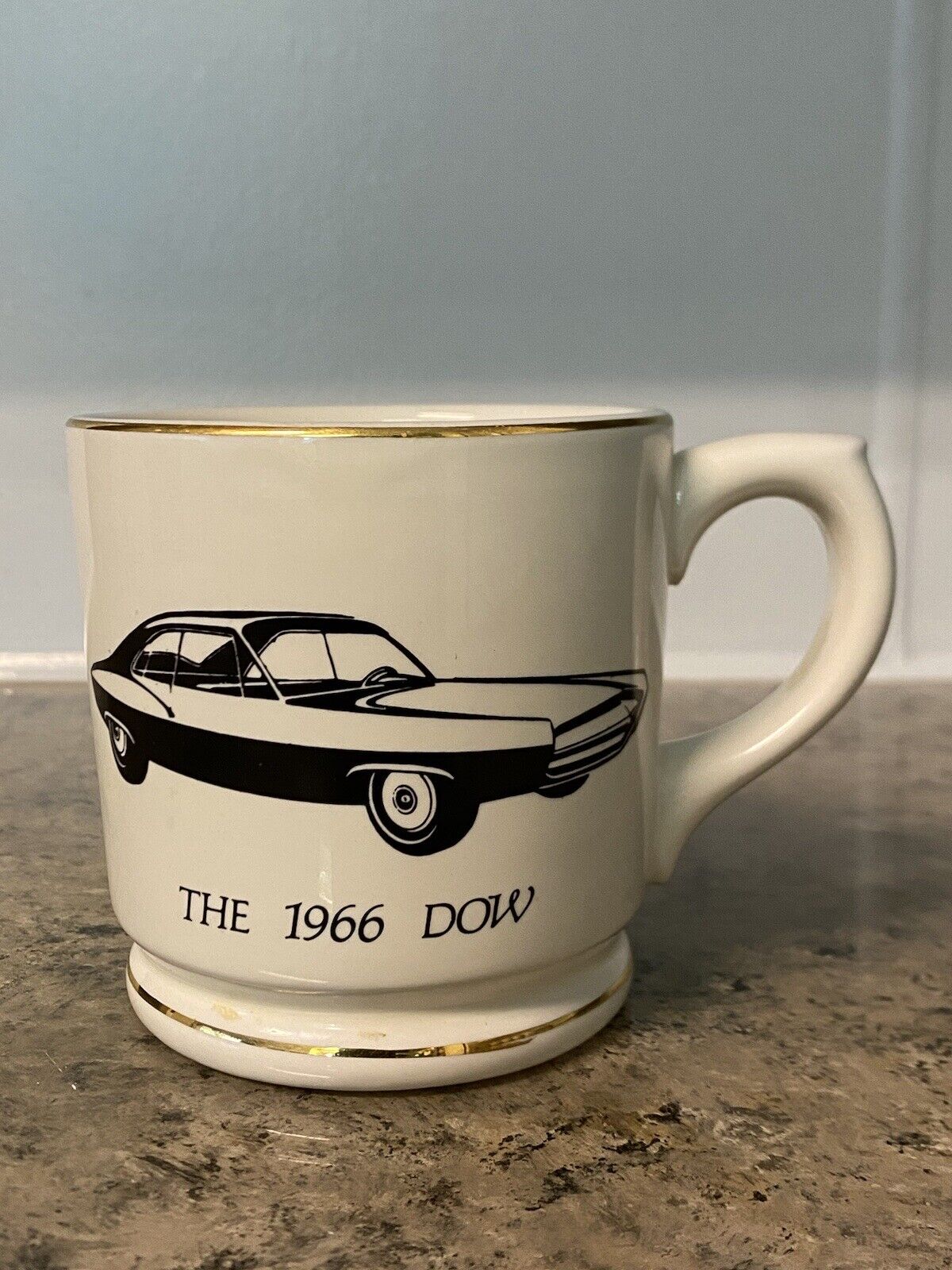 The 1966 Dow Car Coffee Tea Mug Cup Adertised In Sports Illustrated Automobile