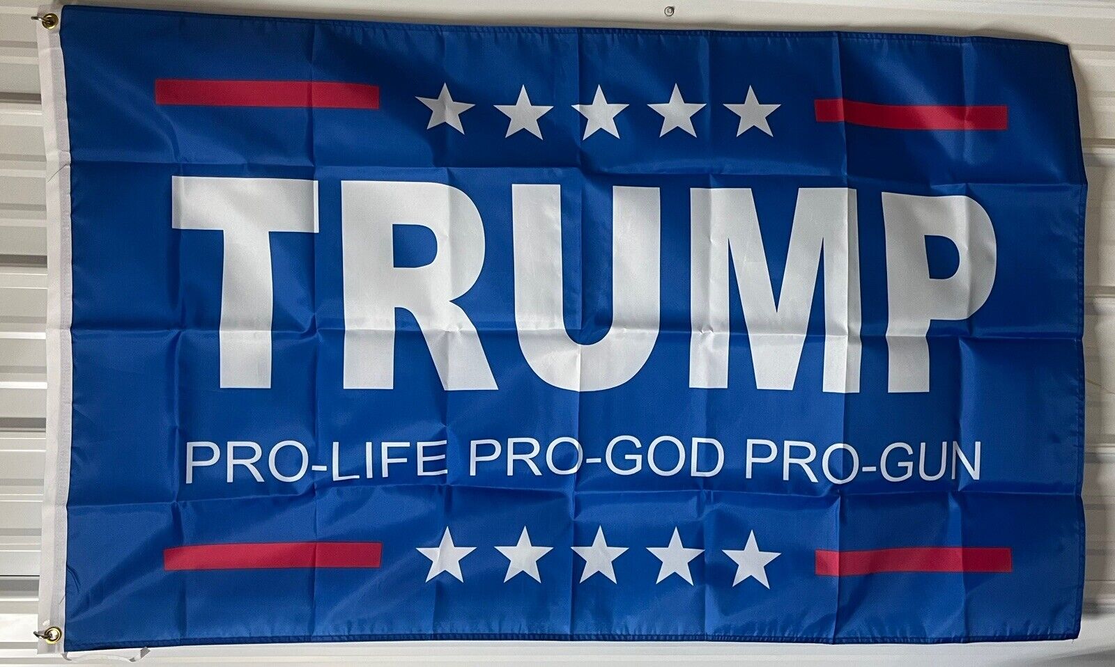 Republican Flag FREE USA SHIP Trump Pro Life Pro God Pro Gun USA Sign 3x5