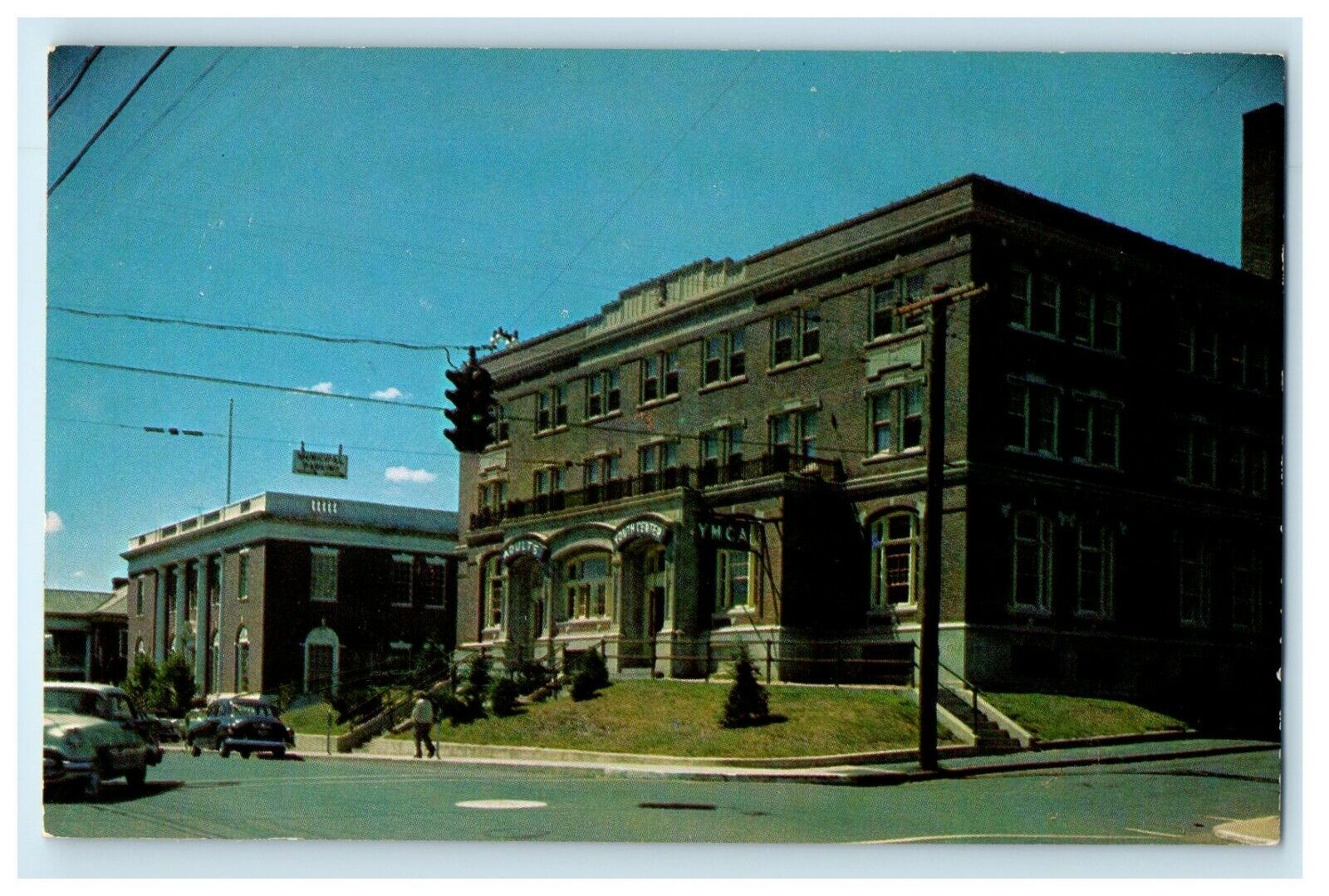 c1930\'s Y.M.C.A Mason Prospect St. Torrington Connecticut CT Posted Postcard