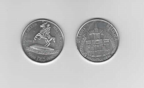 Mardi Gras coins (2) 1965 & 1966