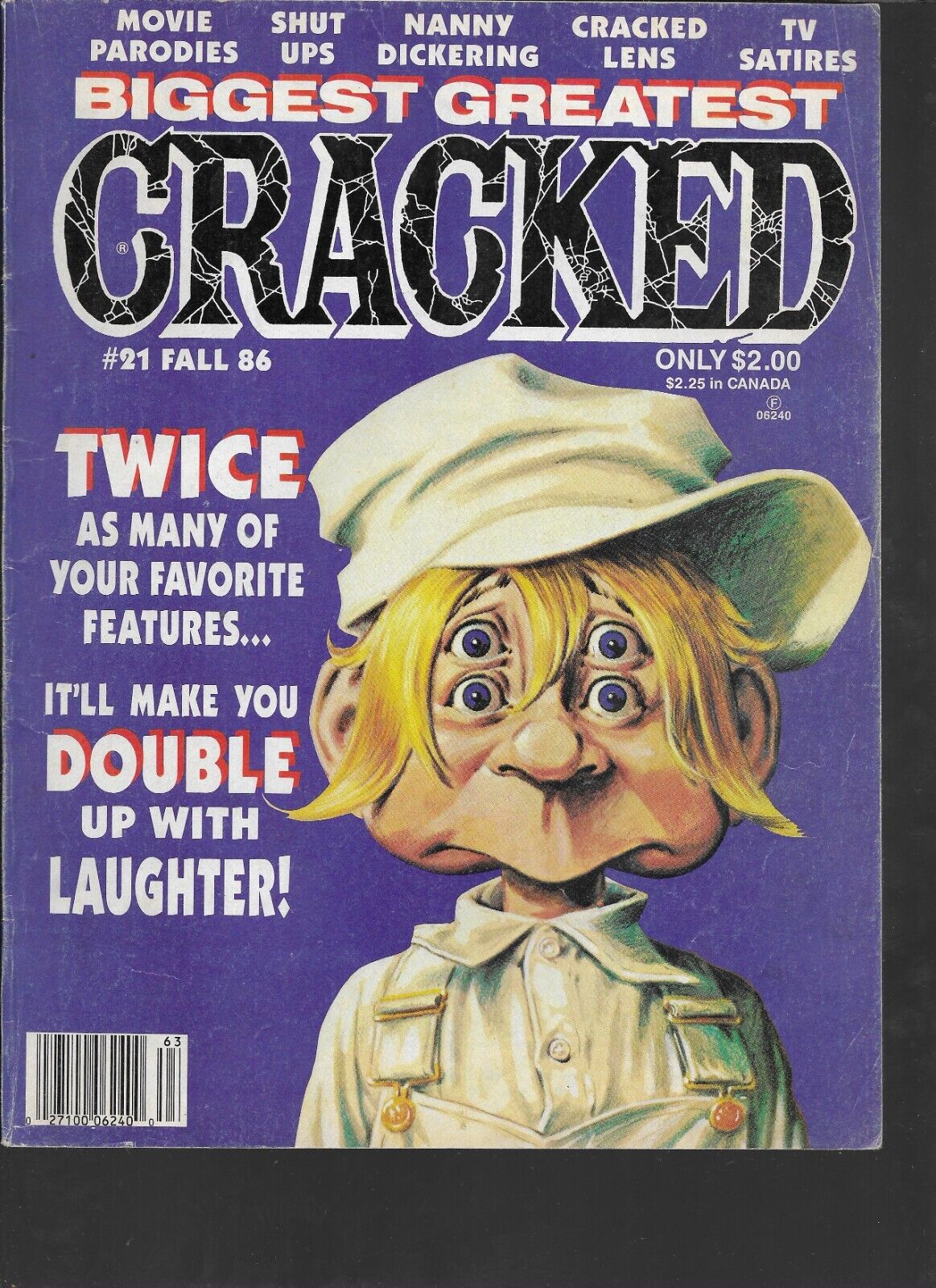Cracked Magazine Fall 1986