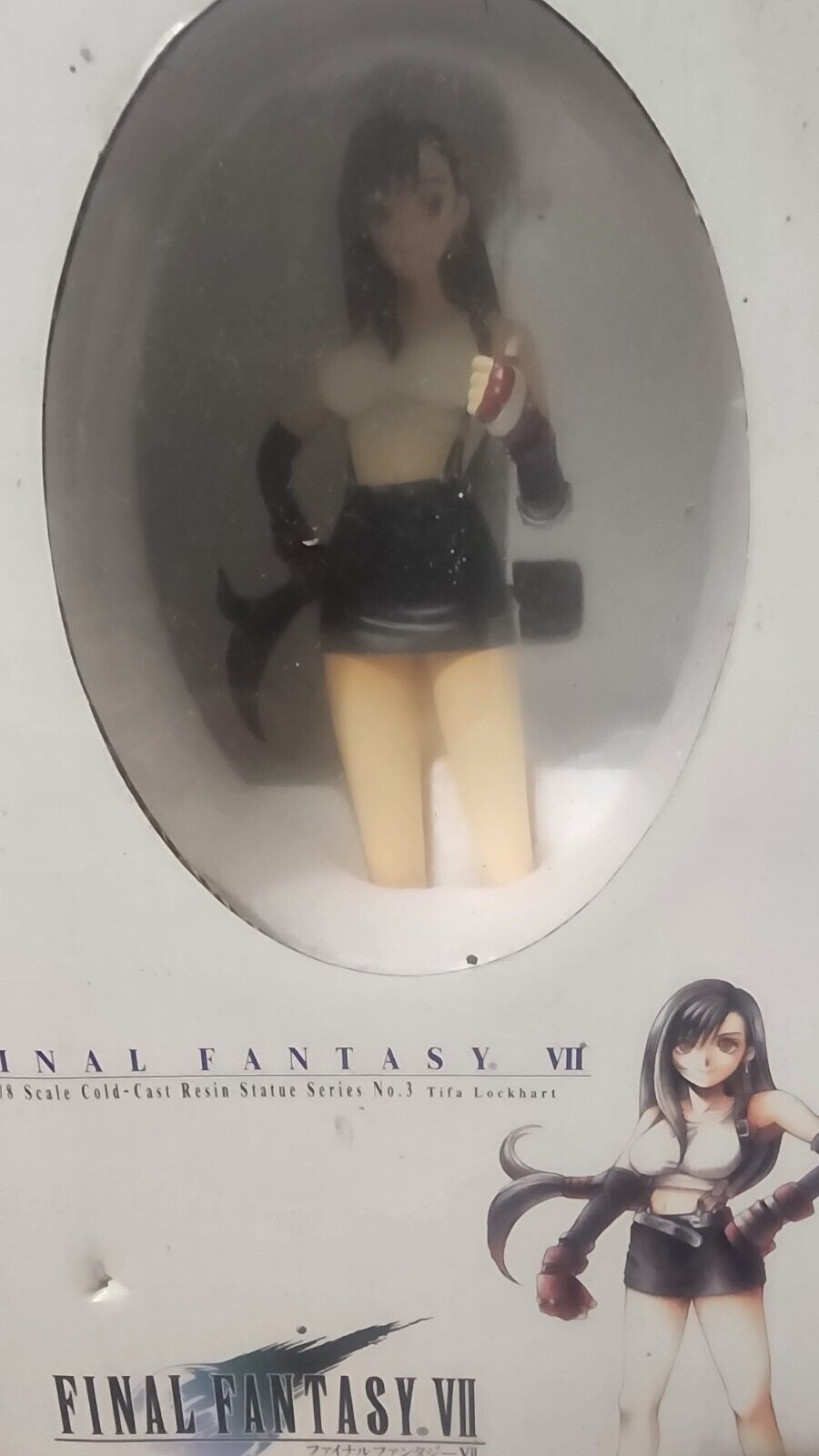Final Fantasy 7 VII Tifa Lockhart 1/8 Cold Cast Resin Statue Paint Crack
