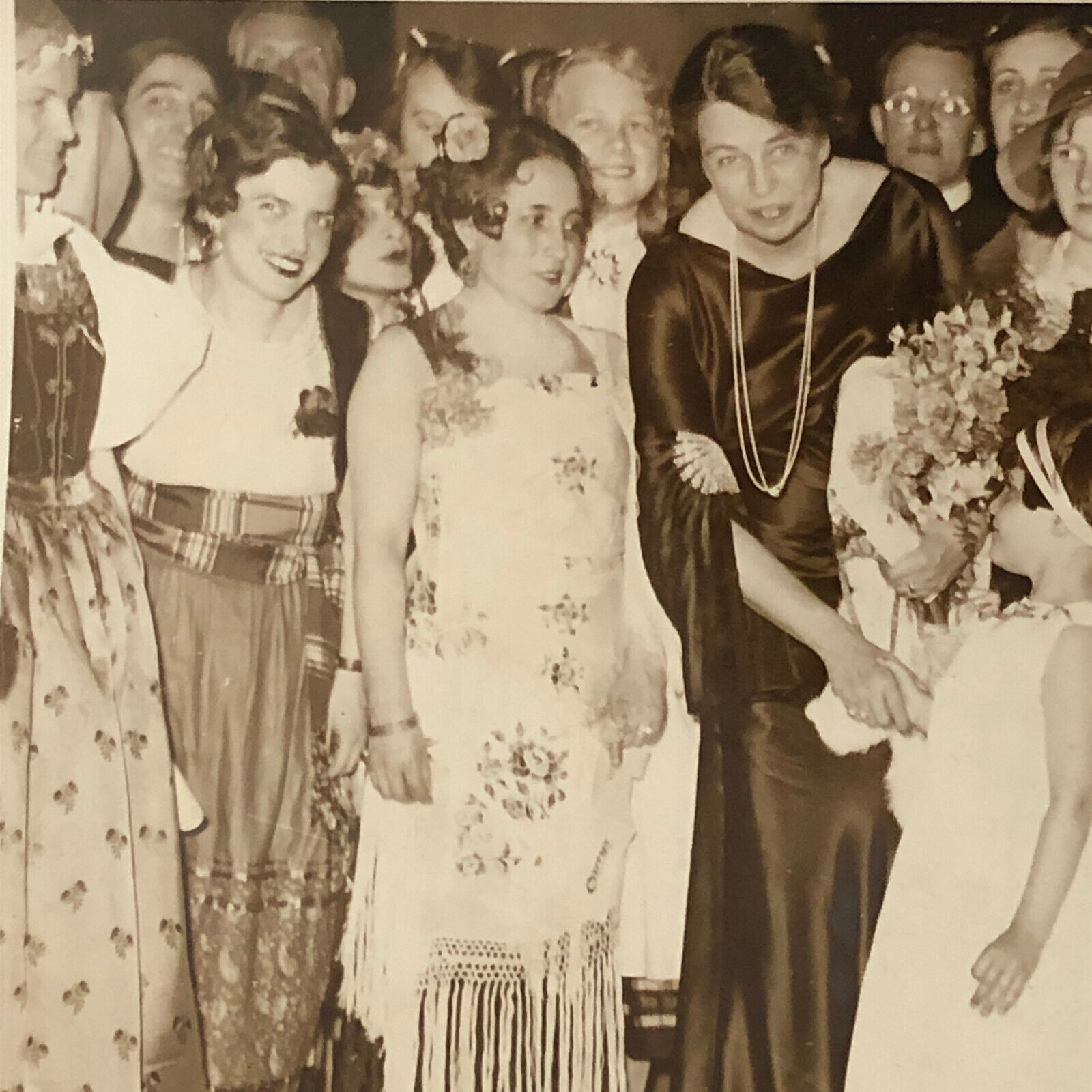 Press Photo Photograph Eleanor Roosevelt First Lady 1934 American School