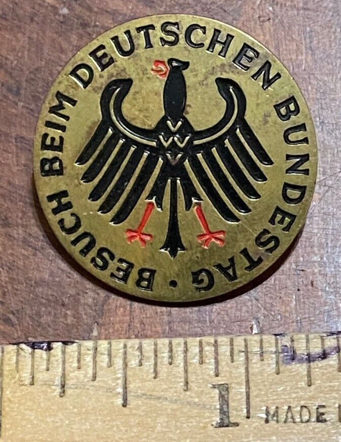 Besuch Beim Deutschen Bundestag - Reichstag Visitor’s Brass Pin