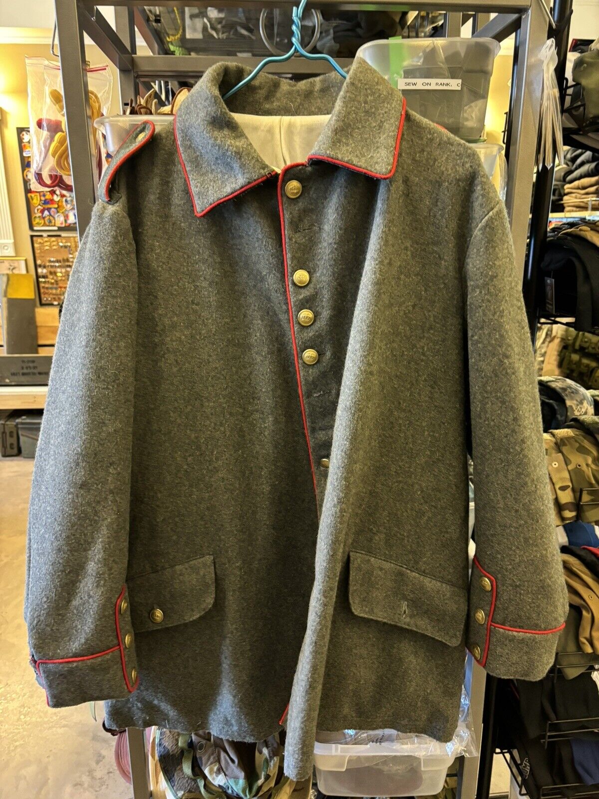war replica German Waffenrock M07/10 Tunic Reproduction WWI WW1 Wool Coat Jacket