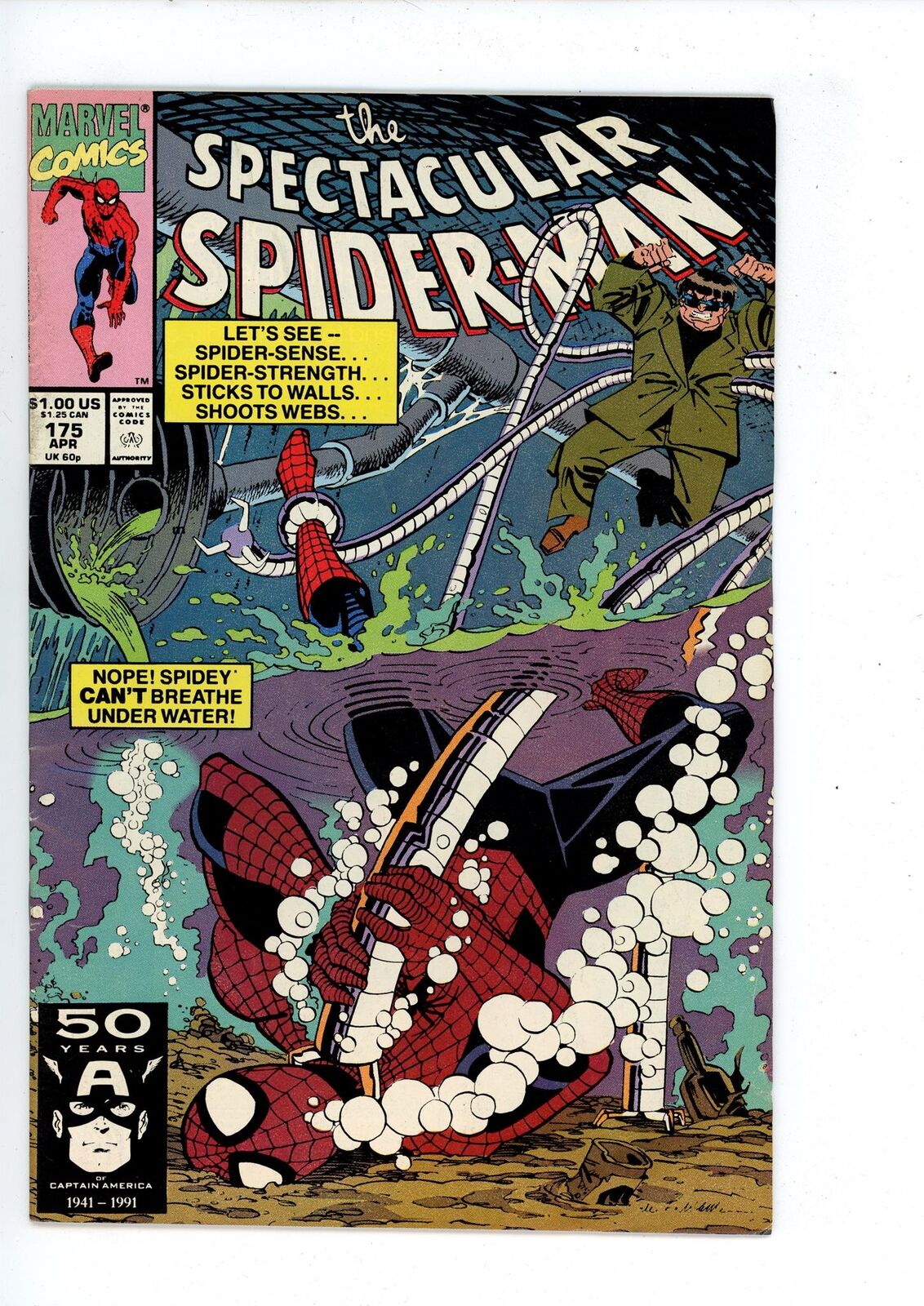 The Spectacular Spider-Man #175 (1991) Spider-Man Marvel Comics