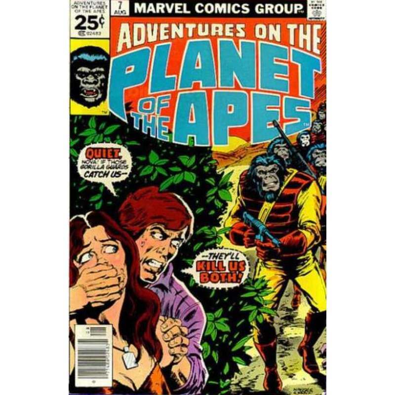 Adventures on the Planet of the Apes #7 in Fine condition. Marvel comics [b`