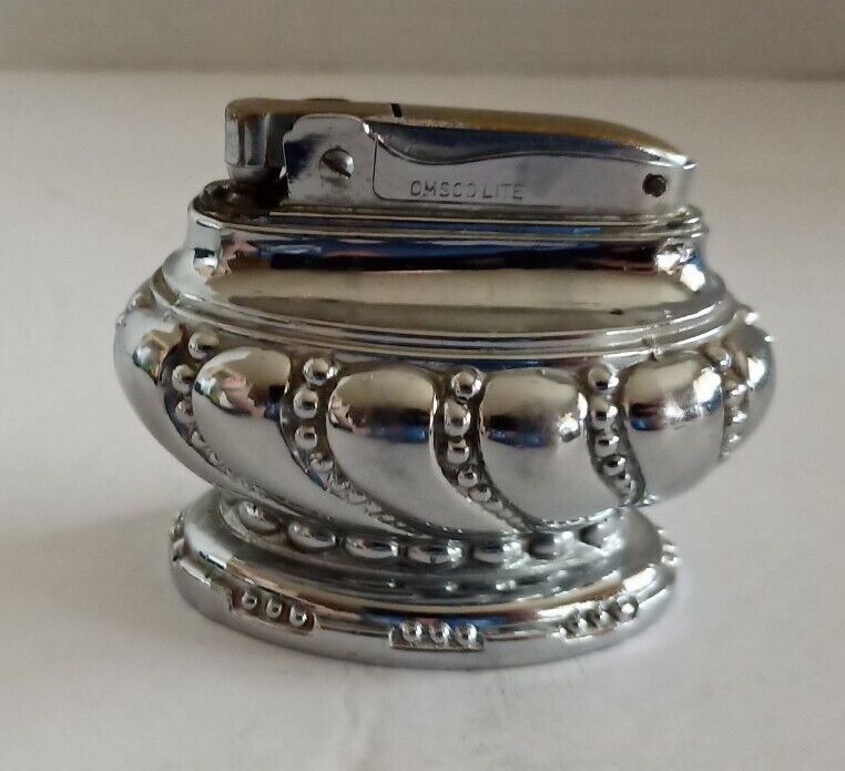 Ronson Crown Lighter Silver Plate Automatic Super Ligher from Japan