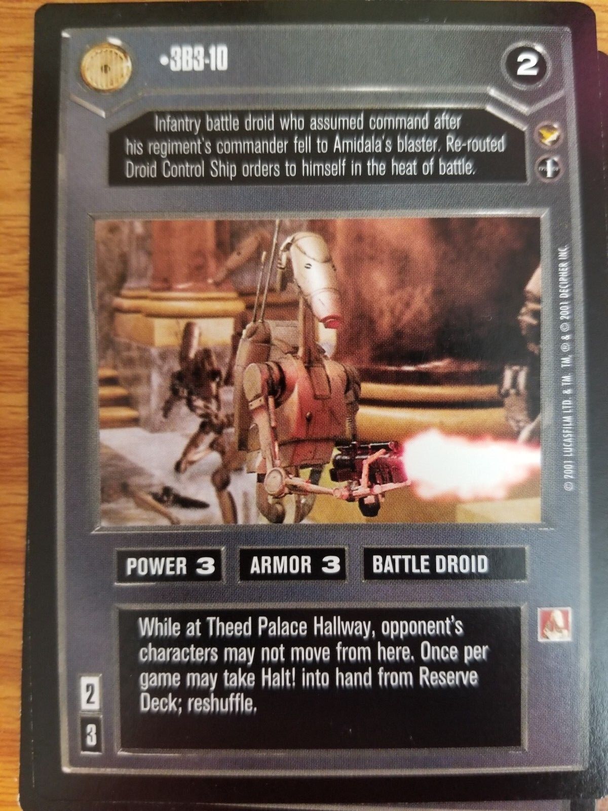 Star Wars CCG Theed Palace SINGLES BASICS Select Choose NrMint-MINT SWCCG