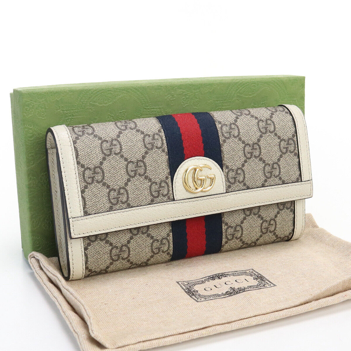 Used Gucci Ophidia Gg Continental Wallet With Coin Purse Supreme 523153 96Iwg 97
