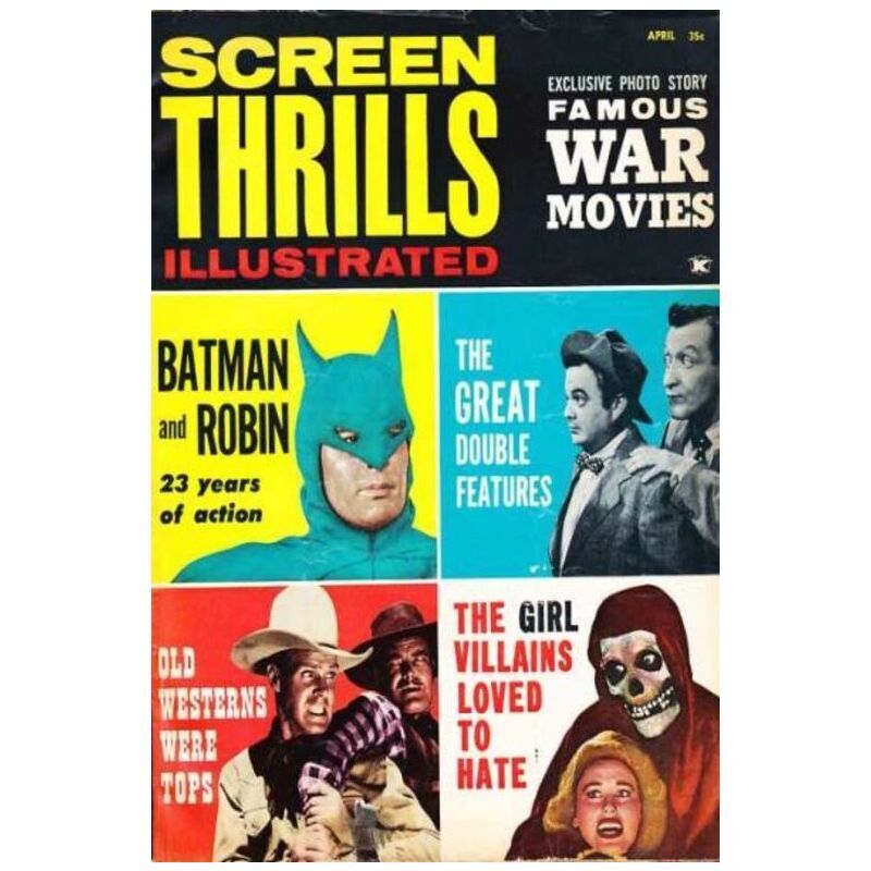 Screen Thrills Illustrated #4 in Fine + condition. [z&